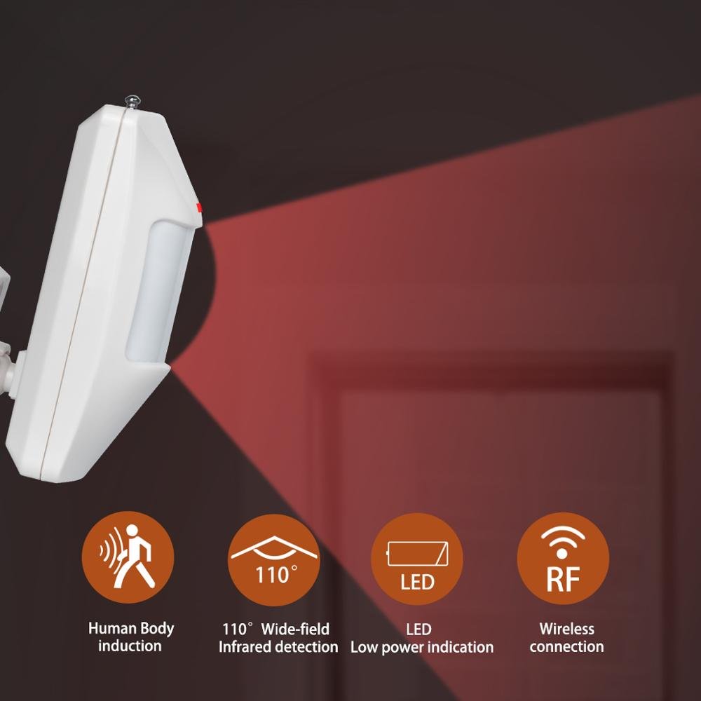 In stock SFL Alarm System 433 MHz Wireless Infrared Detector PIR Motion Sensor