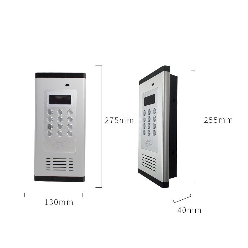 Smart Phone RFID Card GSM K6 Wireless 2G 3G 4G Apartment Intercom Access Control System