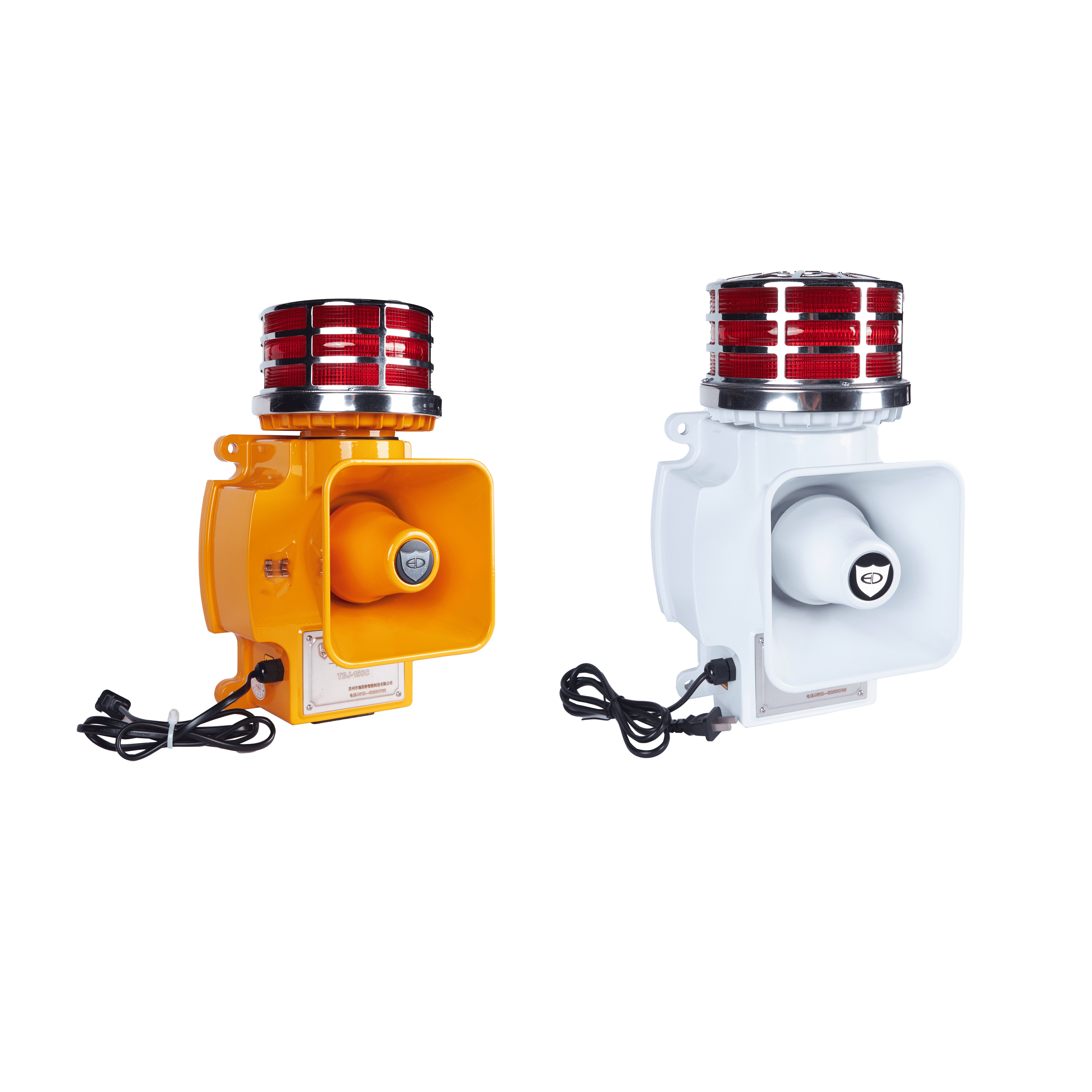 Customized mold strobe light alarm industrial audible visual crane alarm sirens High-power Emergency Portable Siren Alarm