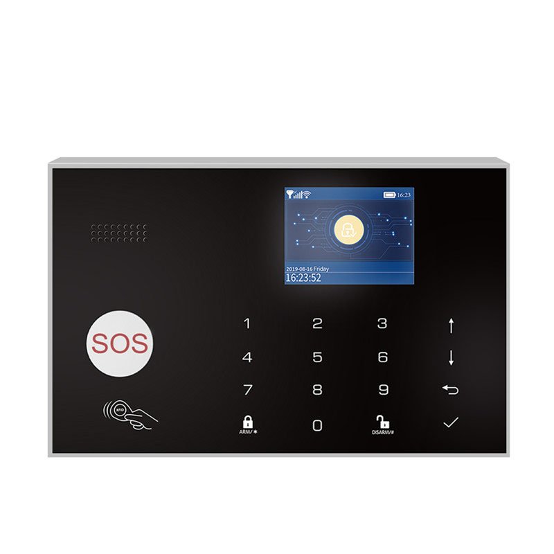 Tuya WiFi and GSM security alarm system work with alexa and google home support RF433 sensor and wired sensor