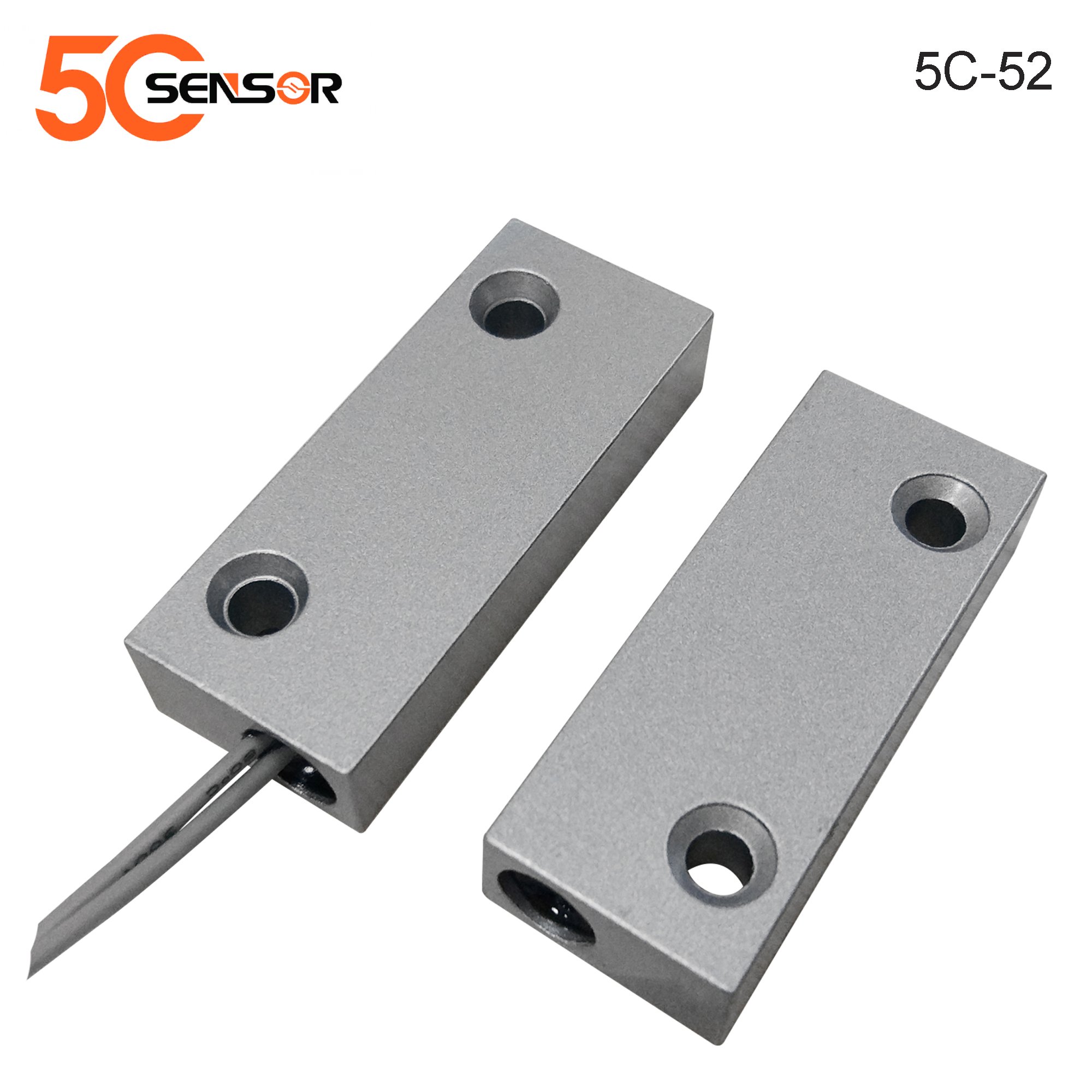 5C-52 Magnetic Sensor Metal Door Contacts with Armored Cable Alarm System Product