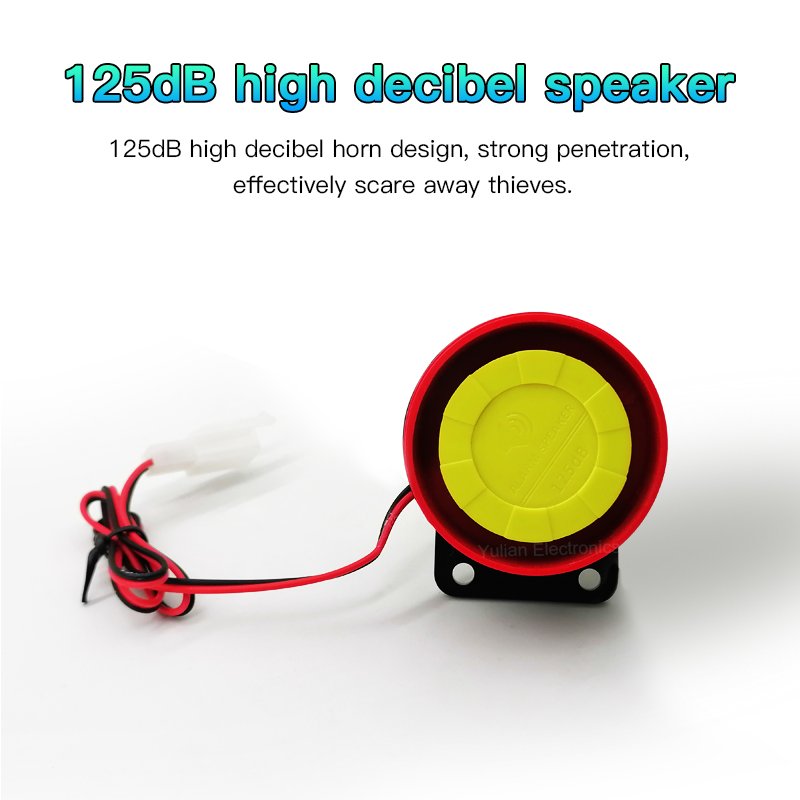 Waterproof host Leave automatic locking LCD remote controller Time display Electric Motorcycle PKE 2-way anti-theft alarm system