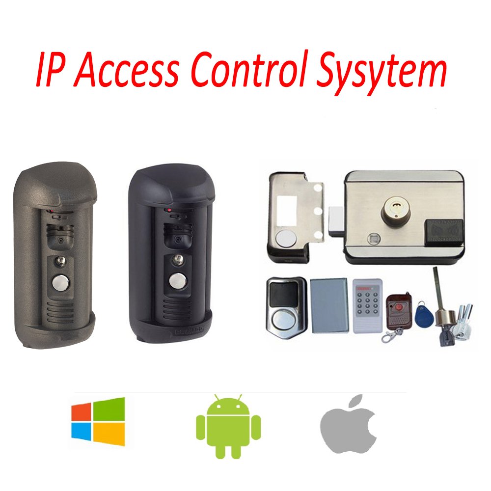 VMS software H.265 2-way Audio Full Duplex home dect door phone alarm system security
