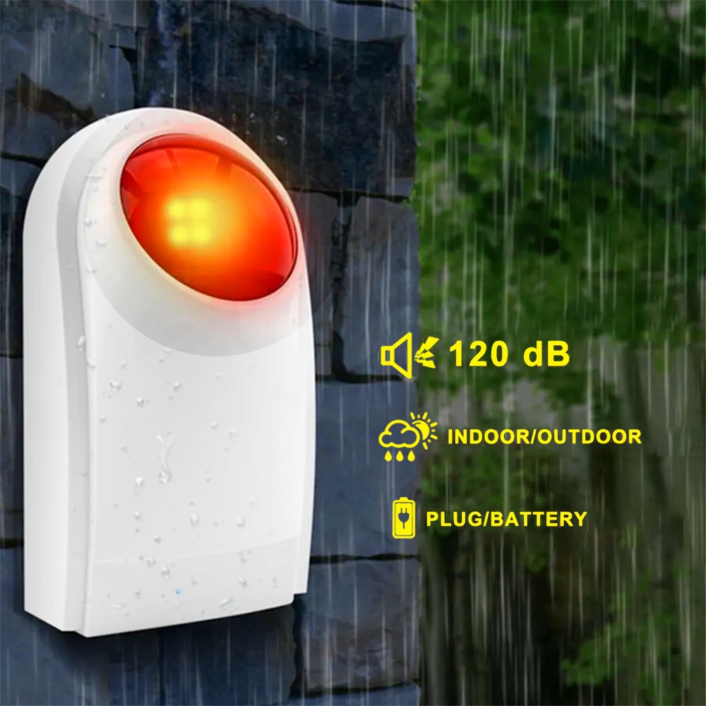 Wireless outdoor Siren home alarm system kit security alarm system outdoor siren 100db