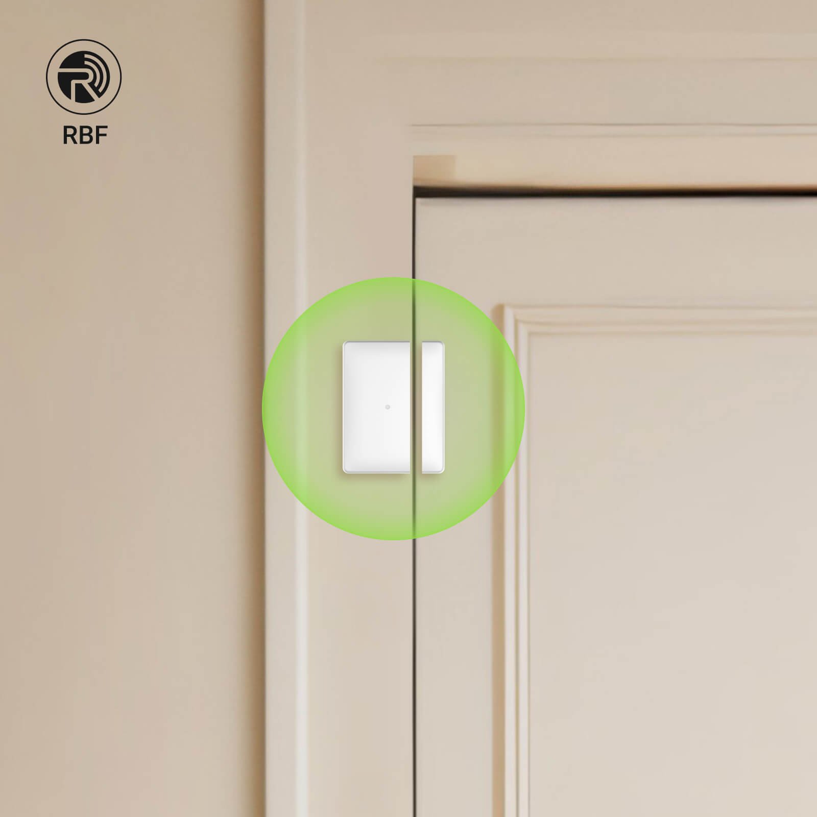Roombanker Magntic Door Alarm Sensor for Wireless Security Systems Door and Windows alarm with Free App