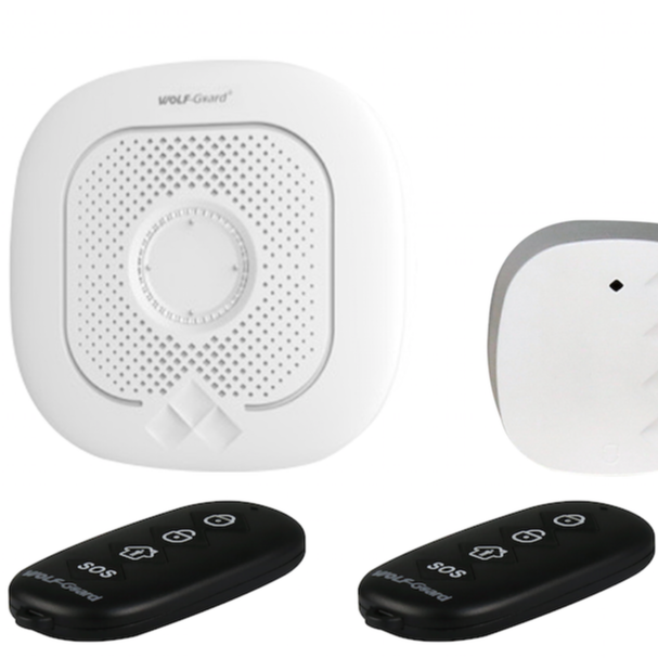 wireless Tuya wifi Smart life APP WiFi OEM/ODM security alarm system with horn home smart security alarm system