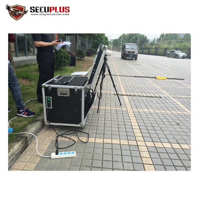 van truck under body inspection system car scanner machine to check bomb in customs event entrance
