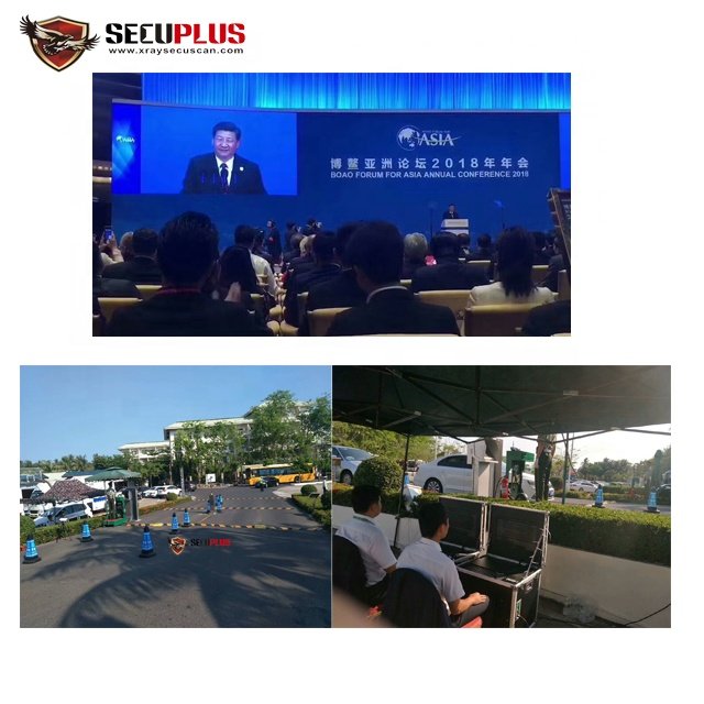van truck under body inspection system car scanner machine to check bomb in customs event entrance