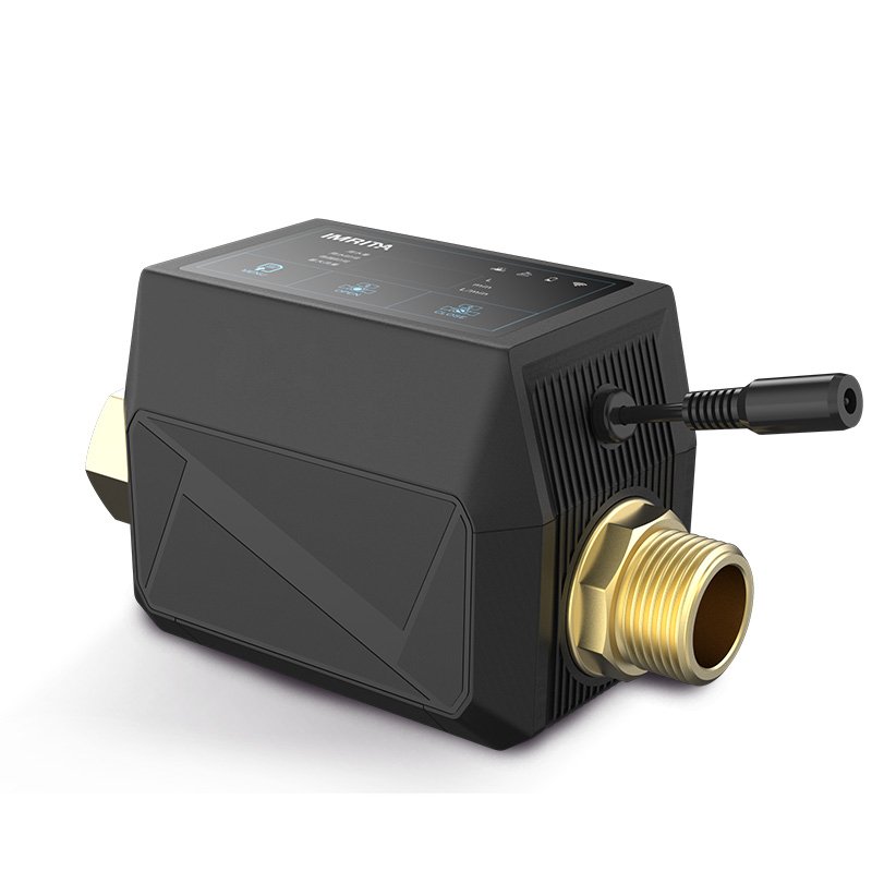 Multi-function Wifi App Water Leak Detector Sensor Alarm Smart Water Monitor with Auto shut off valve Water Leakage Detection