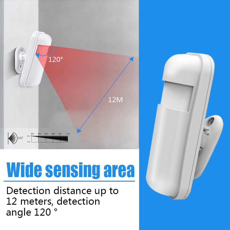 433MHz Infrared Detector Indoor PIR Motion Sensor Wireless eV1527 For Home RF Sensor For Smart Life Security Alarm System