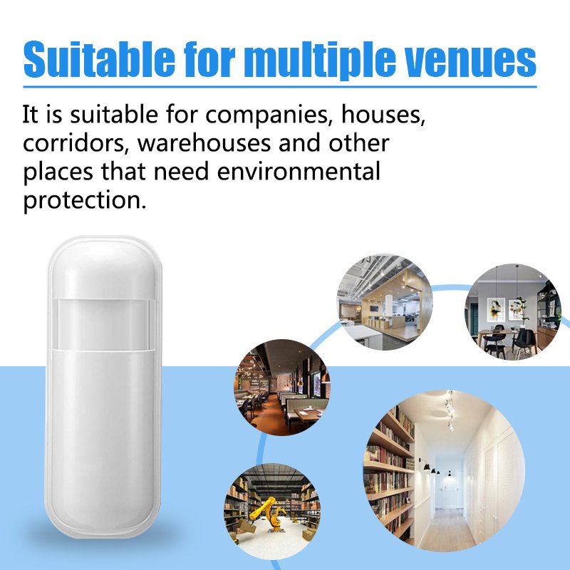 433MHz Infrared Detector Indoor PIR Motion Sensor Wireless eV1527 For Home RF Sensor For Smart Life Security Alarm System