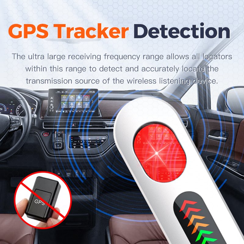T01 Smart Mini High Sensitivity Speed Camera Detector Anti-Recording Personal Alarm System for Detecting Different Signals