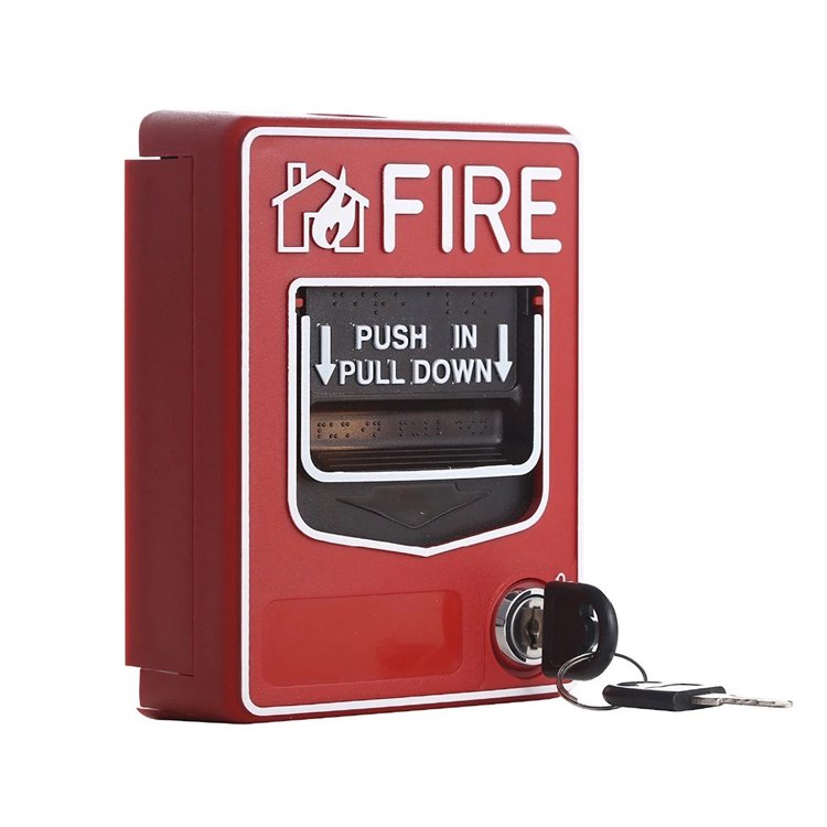 Fire Alarm push panic emergency button in home alarm system