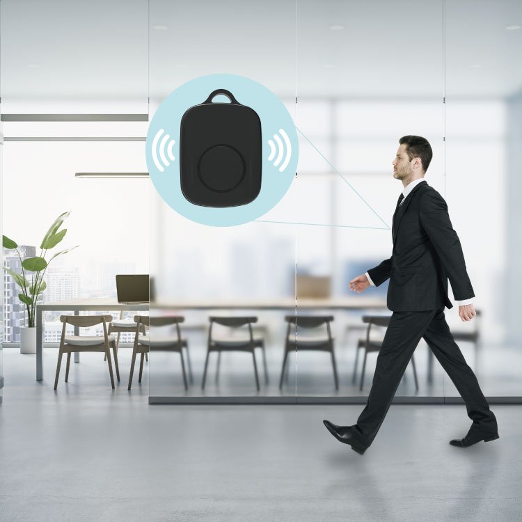 OTA Available Work Place Employee Tracking Beacon Waterproof Elderly Emergency Alarm Long Range Wireless Panic Buttons