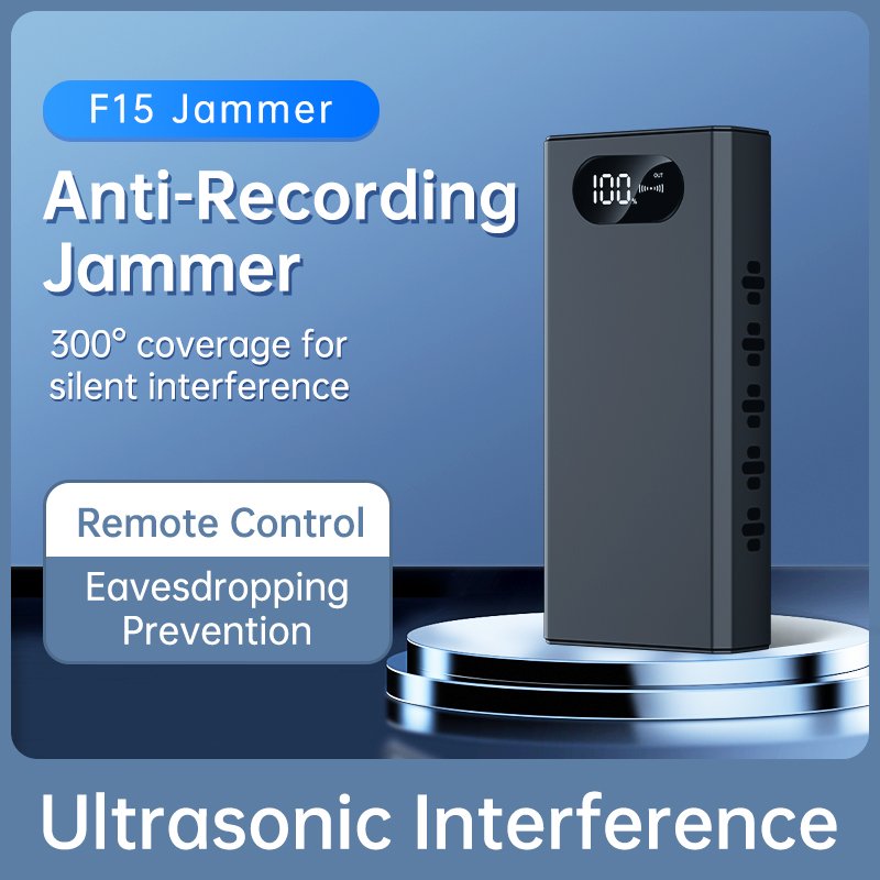 Factory Direct High Sensitivity Ultrasonic Remote Voice Recording Blocker F15 Alarm System Excellent Voice Recording Features
