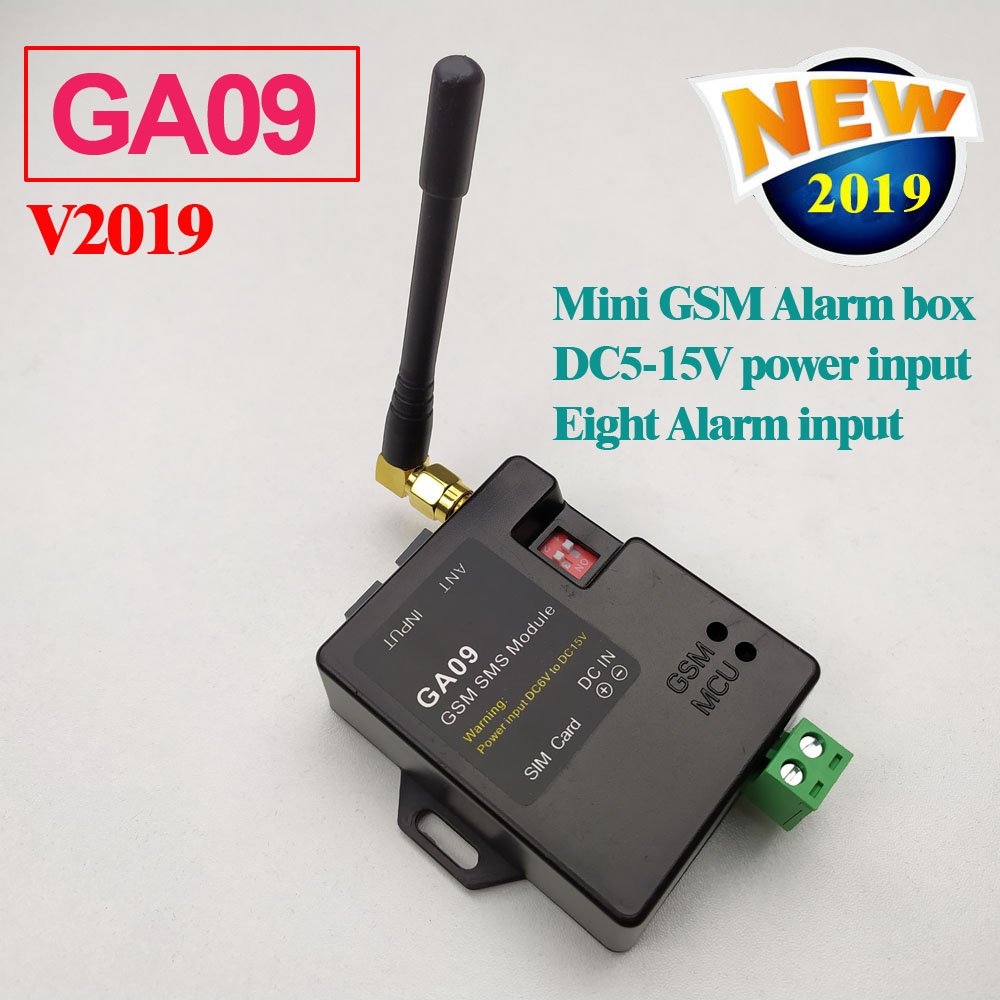 8 channel GA09 Super small GSM Alarm Systems SMS Alarms home Security System