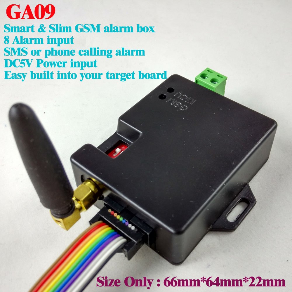 8 channel GA09 Super small GSM Alarm Systems SMS Alarms home Security System