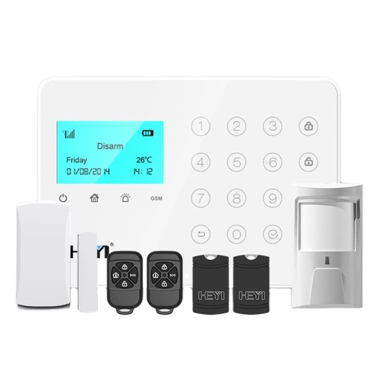 HEYI Wireless Burglar GSM Video With Camera Door Ring Alarm Home Intruder Security System