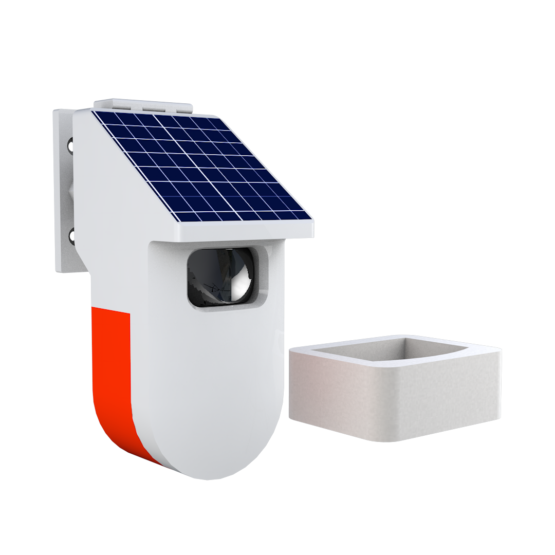 Solar Powered WiFi PIR Sensor with APP Notification Outdoor Pir and Microwave Motion detector outdoor Waterproof