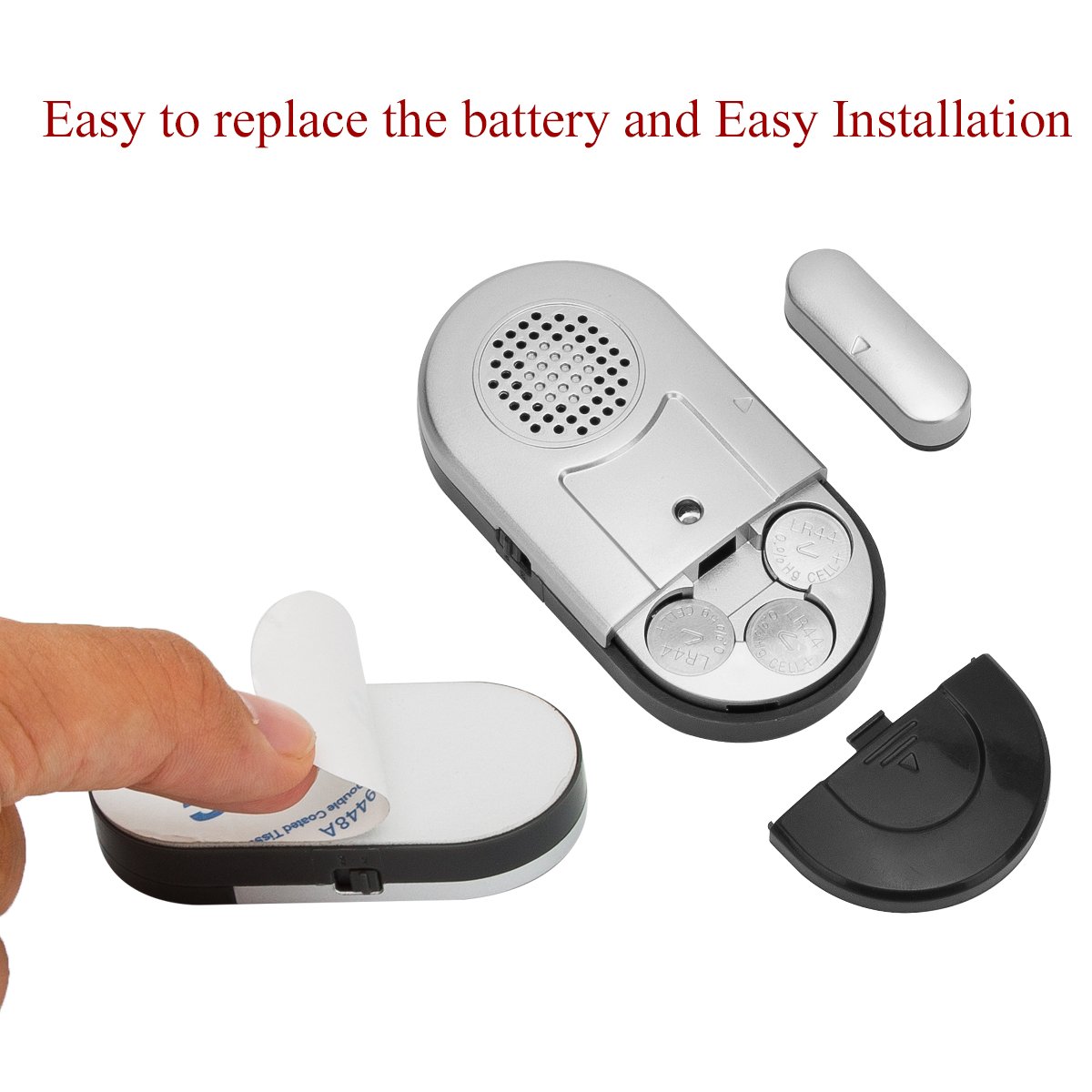 Daytech DA03 120db dependent wireless security window door alarm automatic stop door alarm