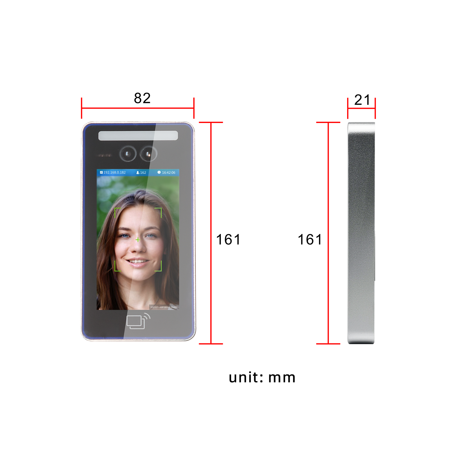 biometric access control products facial recognition keyless entry system standalone gym gate office access control scanner