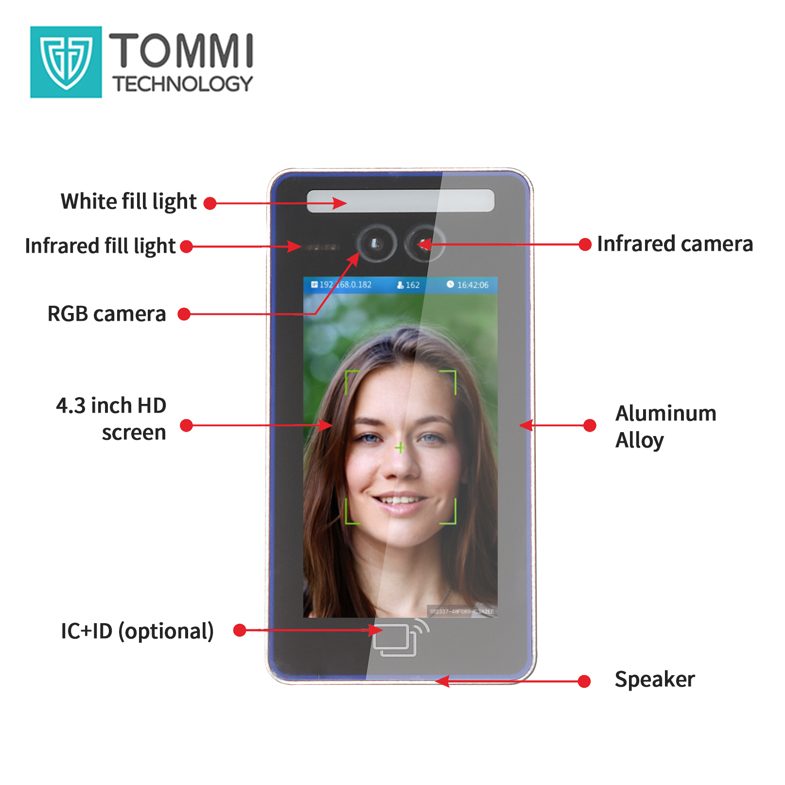 biometric access control products facial recognition keyless entry system standalone gym gate office access control scanner