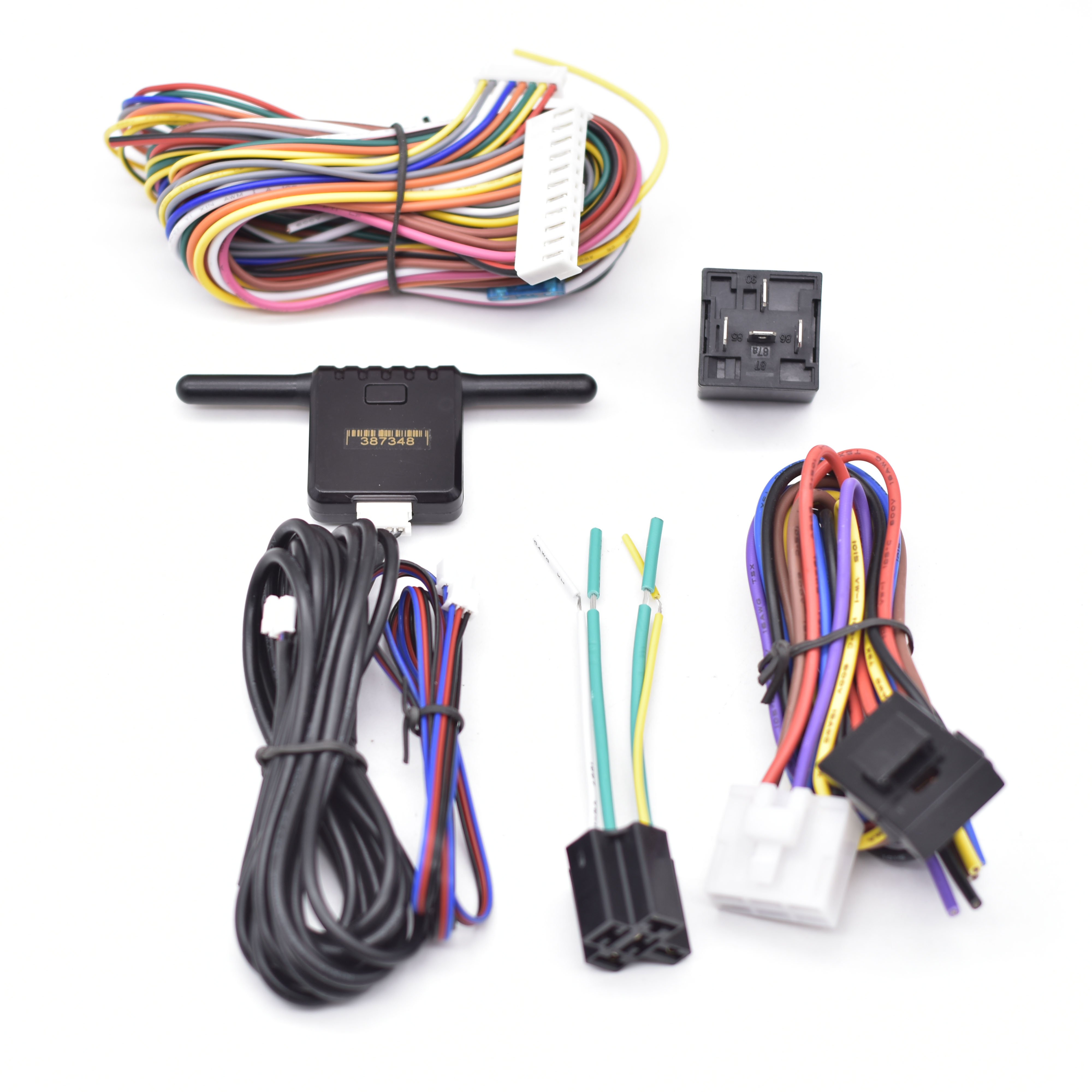 SZDALOS 2 Way LCD pager display car alarm system DC12V remote engine start two way car alarm