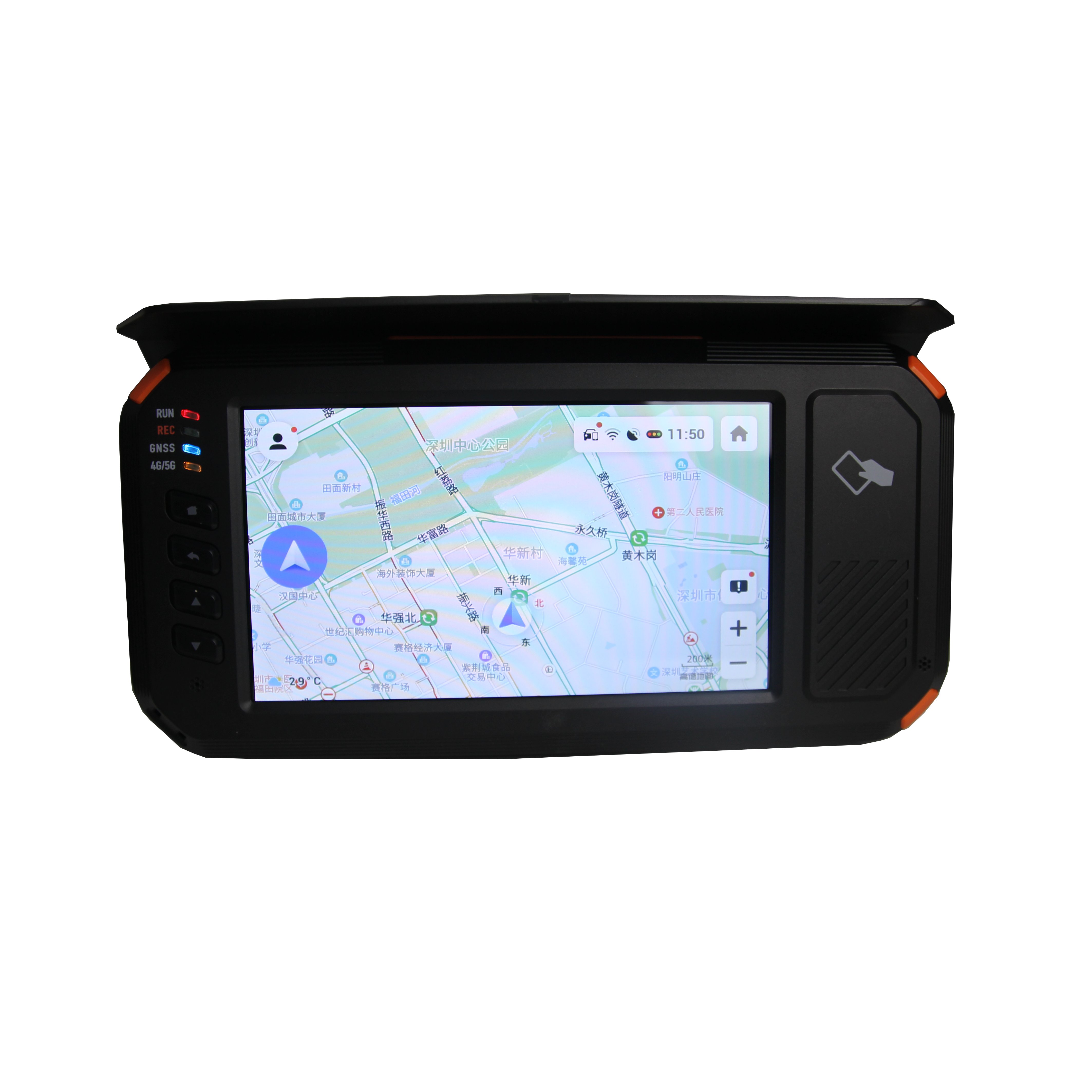 4 CH Alarme Para Carro Alarm System with Radar De Velocidad GPS Tracking Navigation 4g GPS Management MDVR for Truck Transport