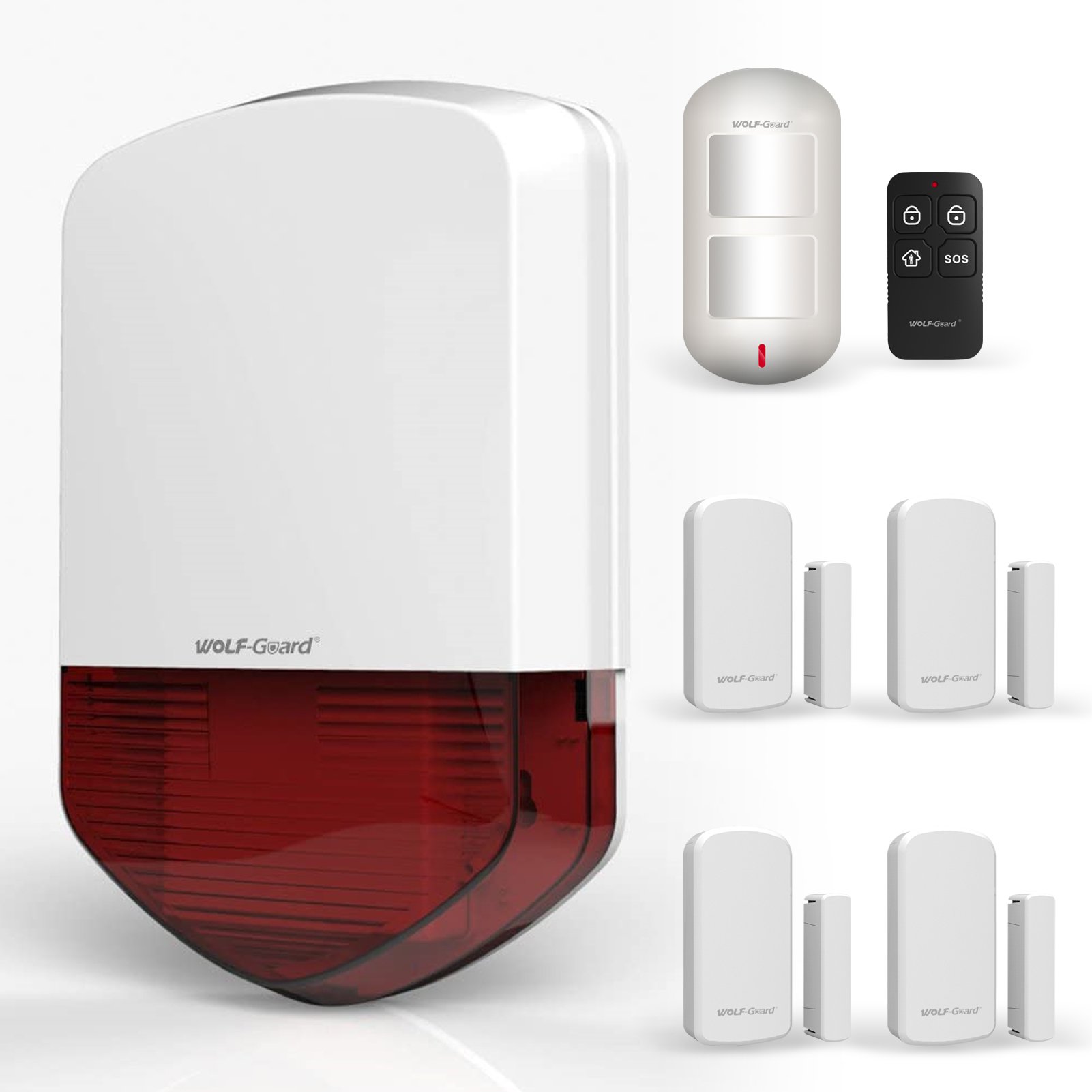 wifi anti theft 120 dB Sirena Sistema di Allarme Casa Senza Wireless Anti-Effrazione Allarme wireless alarm system home security