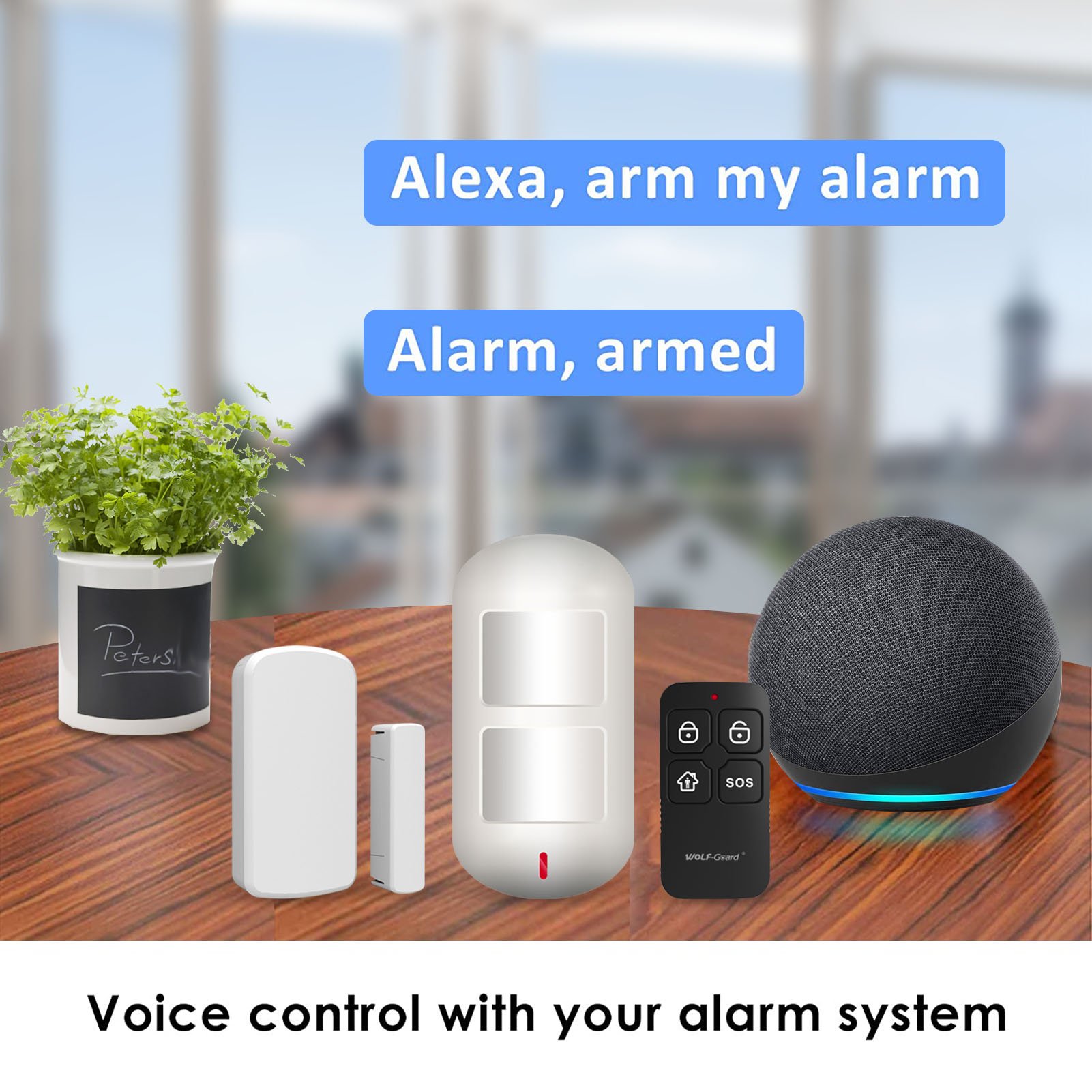 wifi anti theft 120 dB Sirena Sistema di Allarme Casa Senza Wireless Anti-Effrazione Allarme wireless alarm system home security