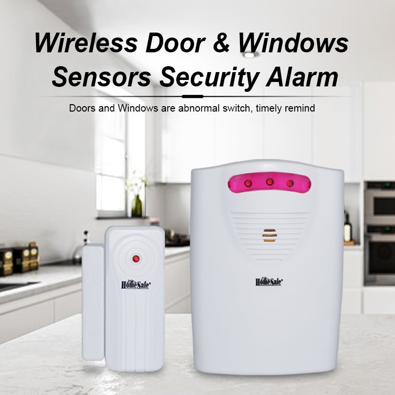 Independent Door Sensor Burglar Alarm Open Closed Magnetic Gap Window Alarm Detector Security Protection Wireless Alarm System