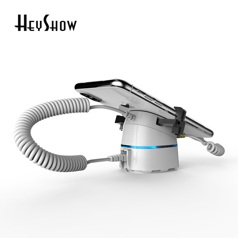 Hot Mobile Phone Security Display Stand With Clamp Iphone Anti Theft Alarm System For cellphone Burglar Alarm In Apple Mi Store