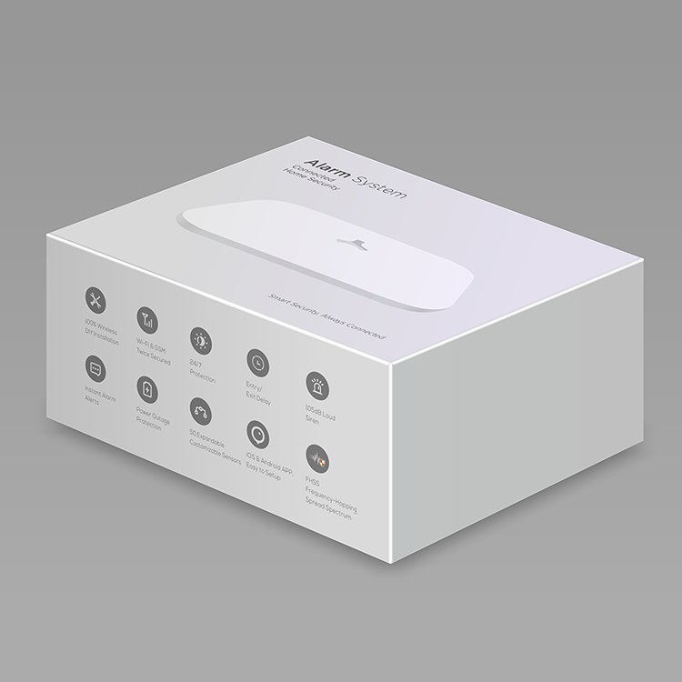 Smart home alarm system support TCP/IP cloud Wireless WIFI/4g home security system support CID&SIA function for CMS