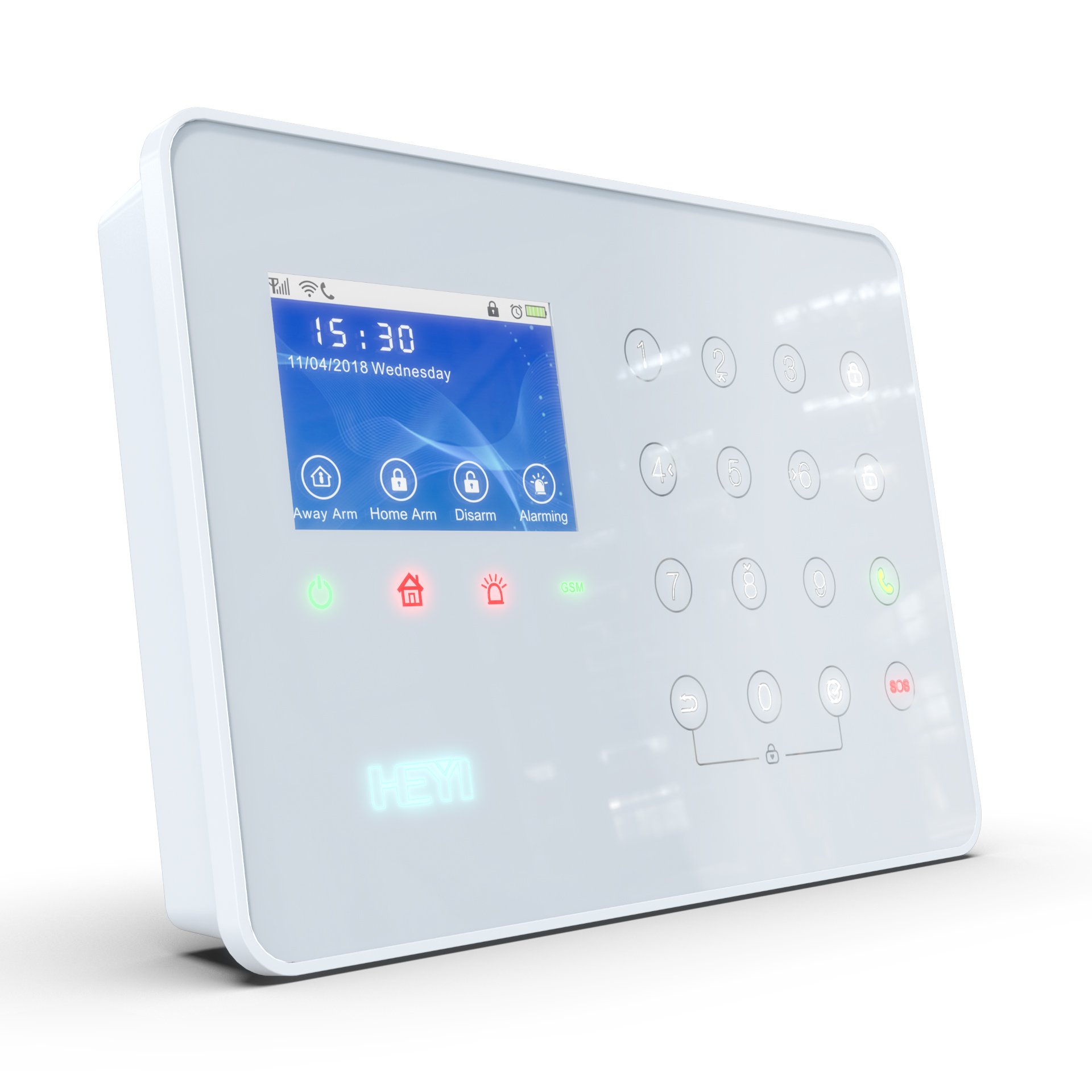 EN50131 Grade 2 high level 868MHz Encryption Wireless Smart Home Alarm System PIR Detector WIFI 4G Frequency hopping Anti hacker