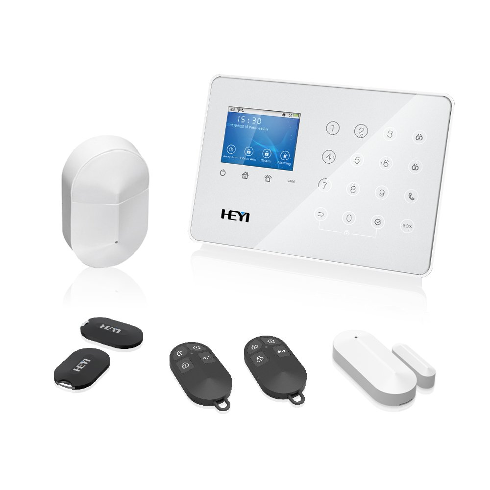 EN50131 Grade 2 high level 868MHz Encryption Wireless Smart Home Alarm System PIR Detector WIFI 4G Frequency hopping Anti hacker