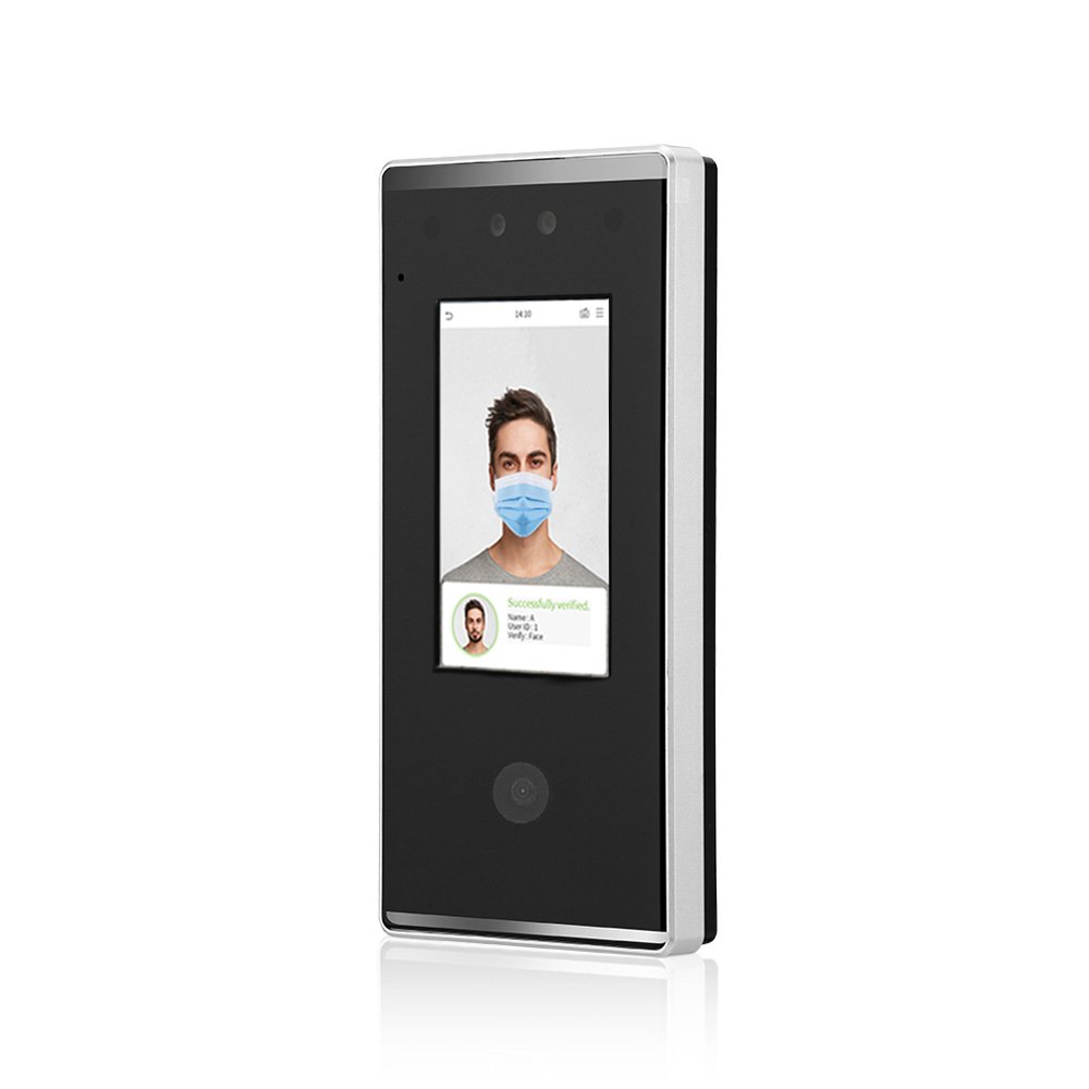 Face/QR code Recognition Time Attendance and RFID Card Access Control System Waterproof IP65 WIFI TCP/IP and USB port