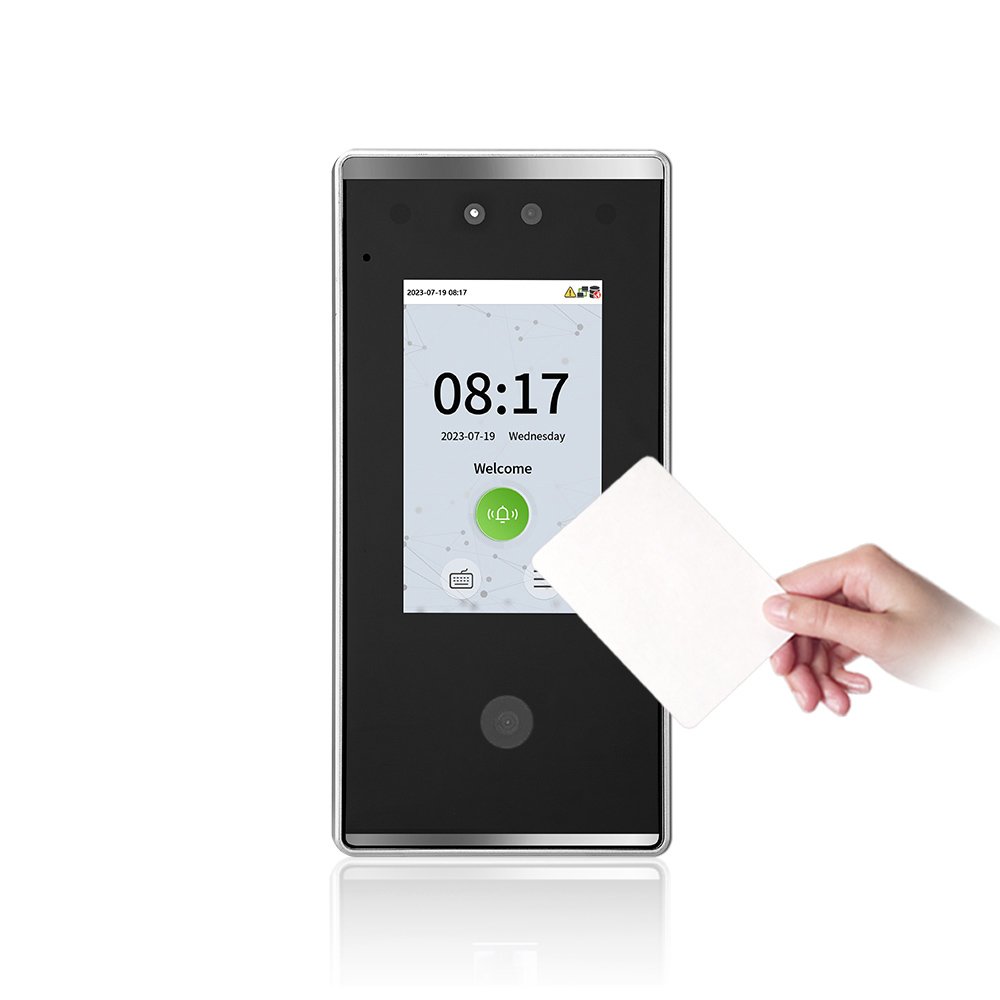 Face/QR code Recognition Time Attendance and RFID Card Access Control System Waterproof IP65 WIFI TCP/IP and USB port