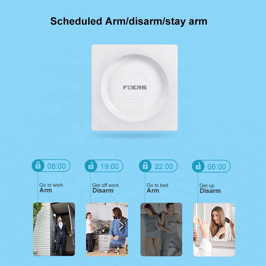 In Stock Wholesale Tuya Smart Alexa House Security Alarm GSM WIF Wireless Burglar Alarm System G95