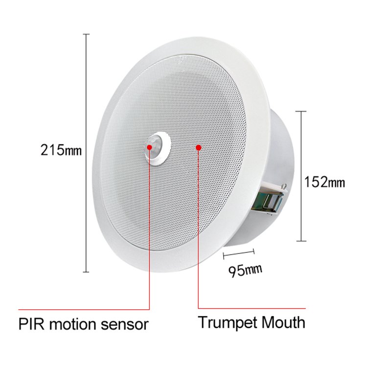 Pendant Infrared Motion Detection Alarm Siren Sound Amplifiers Equipment For Daily Promotion