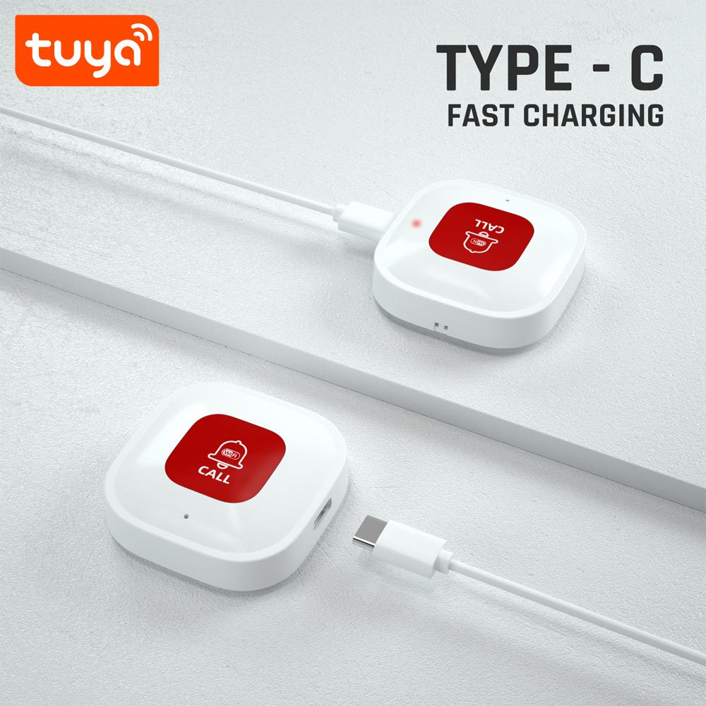 New Arrival Tuya Wifi Home Burglar Smart Alarm System Emergency Panic SOS Button with RF433Mhz PST-CF101W
