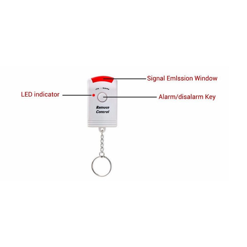 Remote PIR Motion Sensor Alarm 105dB Alarm Monitor Wireless Alarm system