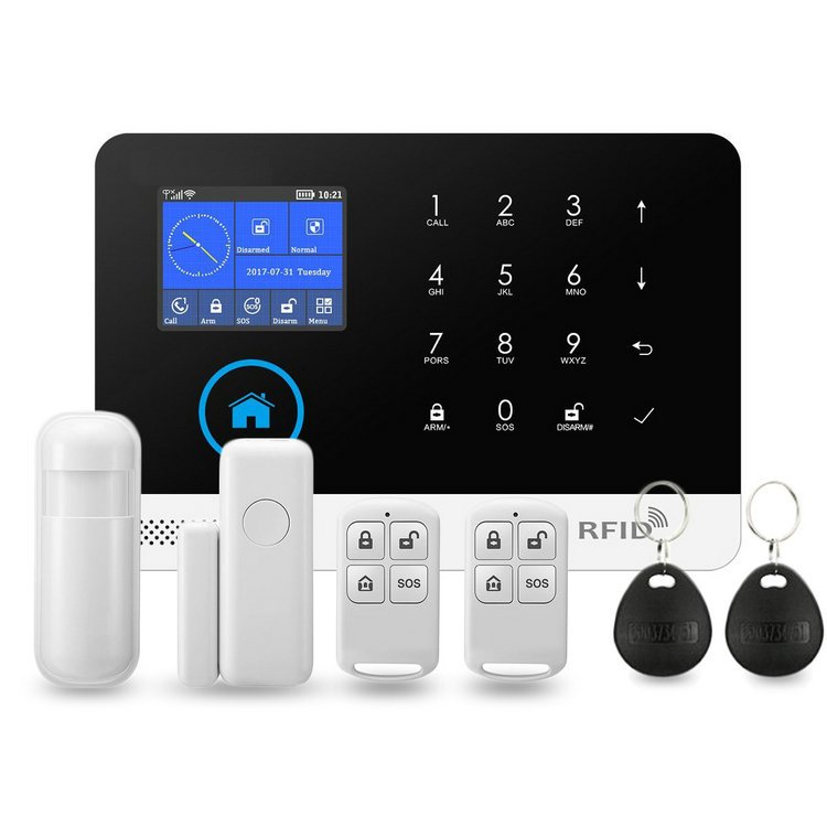Hottest Security Alarm System for Hotel/Office/ Home GSM Wifi Tuya Smart Life App Control Burglar Alarm Kit