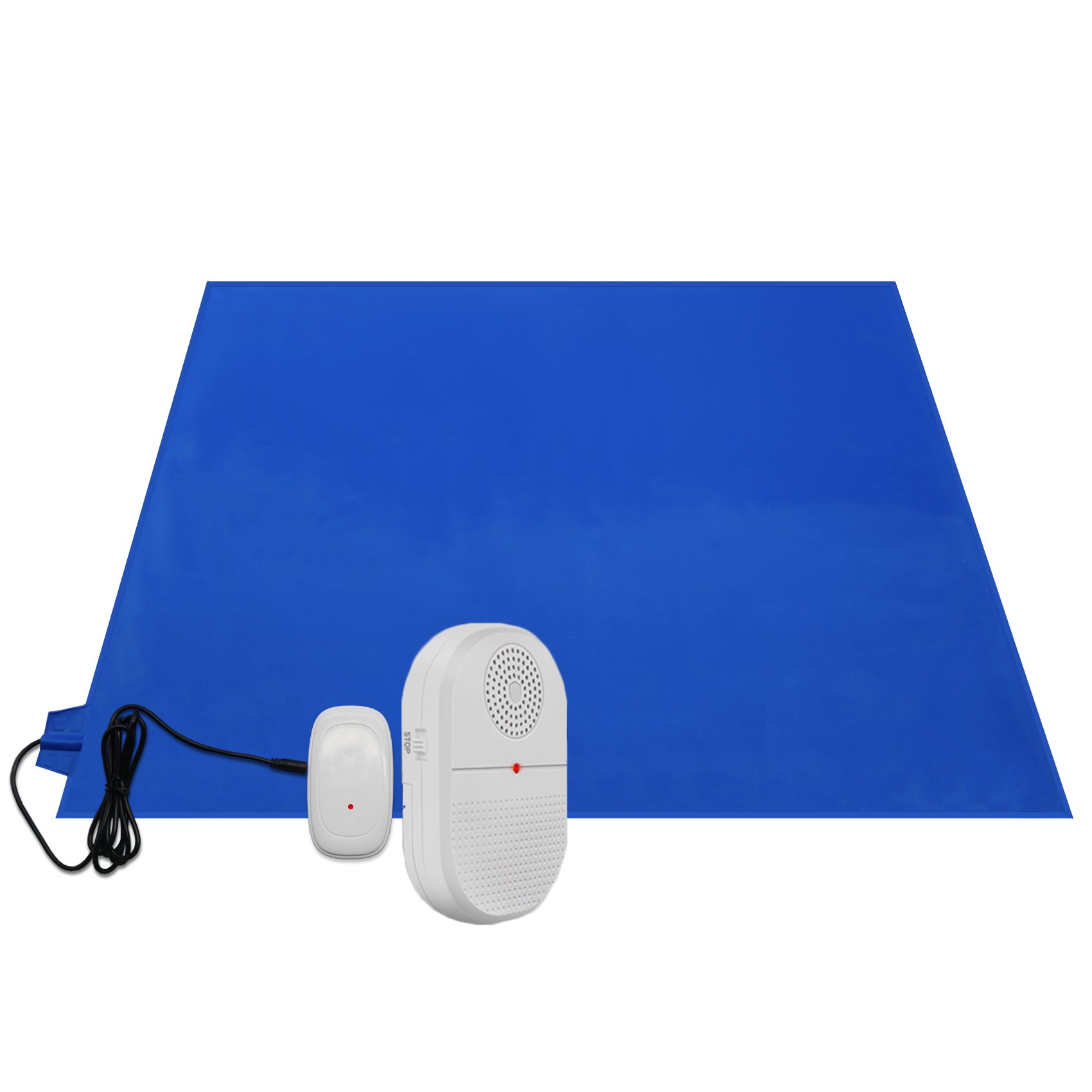 Daytech Bp01 Bed Pad Pressure Sensor Receiver Remote Caregiver Wheelchair Entry Exit Alarm Carpet