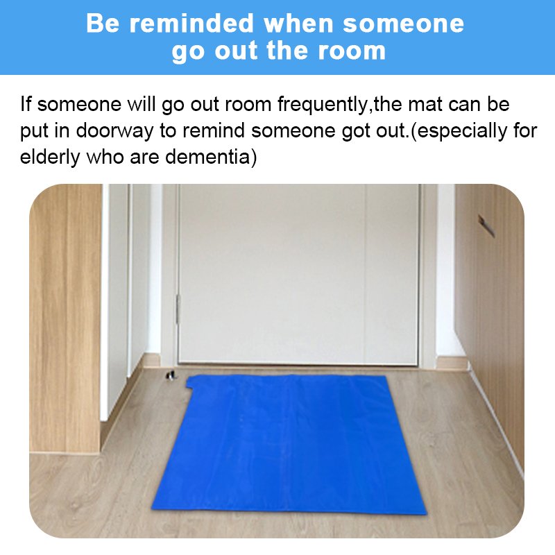 Daytech Bp01 Bed Pad Pressure Sensor Receiver Remote Caregiver Wheelchair Entry Exit Alarm Carpet