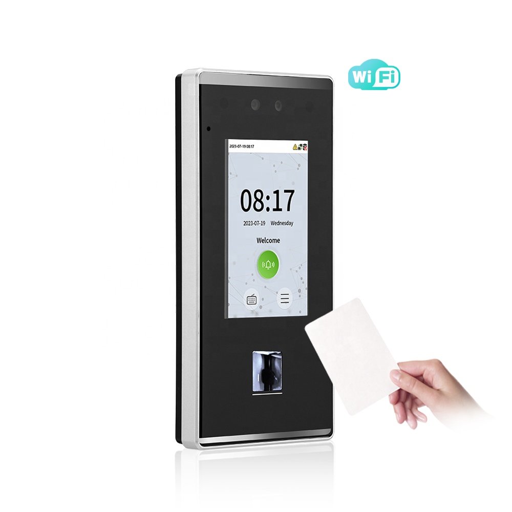 IP65 Waterproof Fingerprint Face Recognition Biometric Time Attendance and Access Control System WIFI TCP/IP and USB port