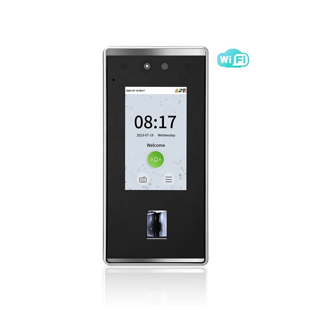 IP65 Waterproof Fingerprint Face Recognition Biometric Time Attendance and Access Control System WIFI TCP/IP and USB port