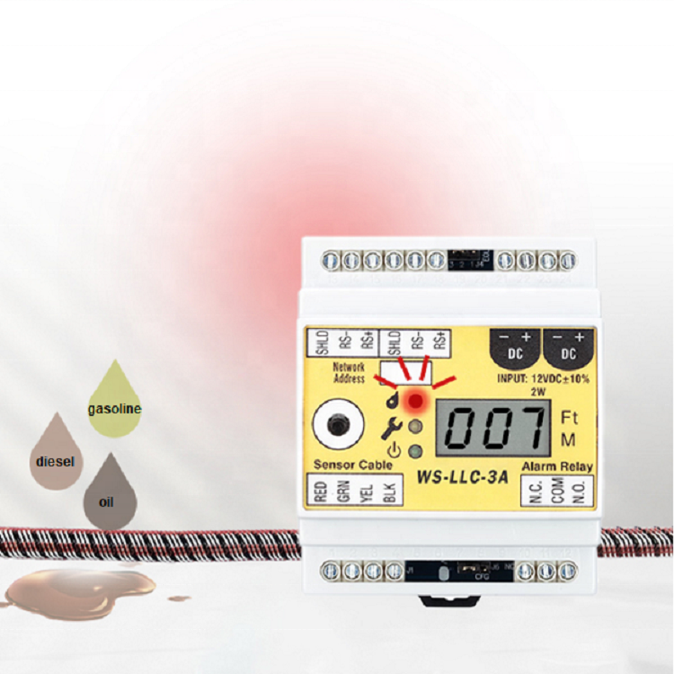 Liquid Leakage Detection Sensor Device System Water Leak Detector Alarm Oil Industry Pipelines