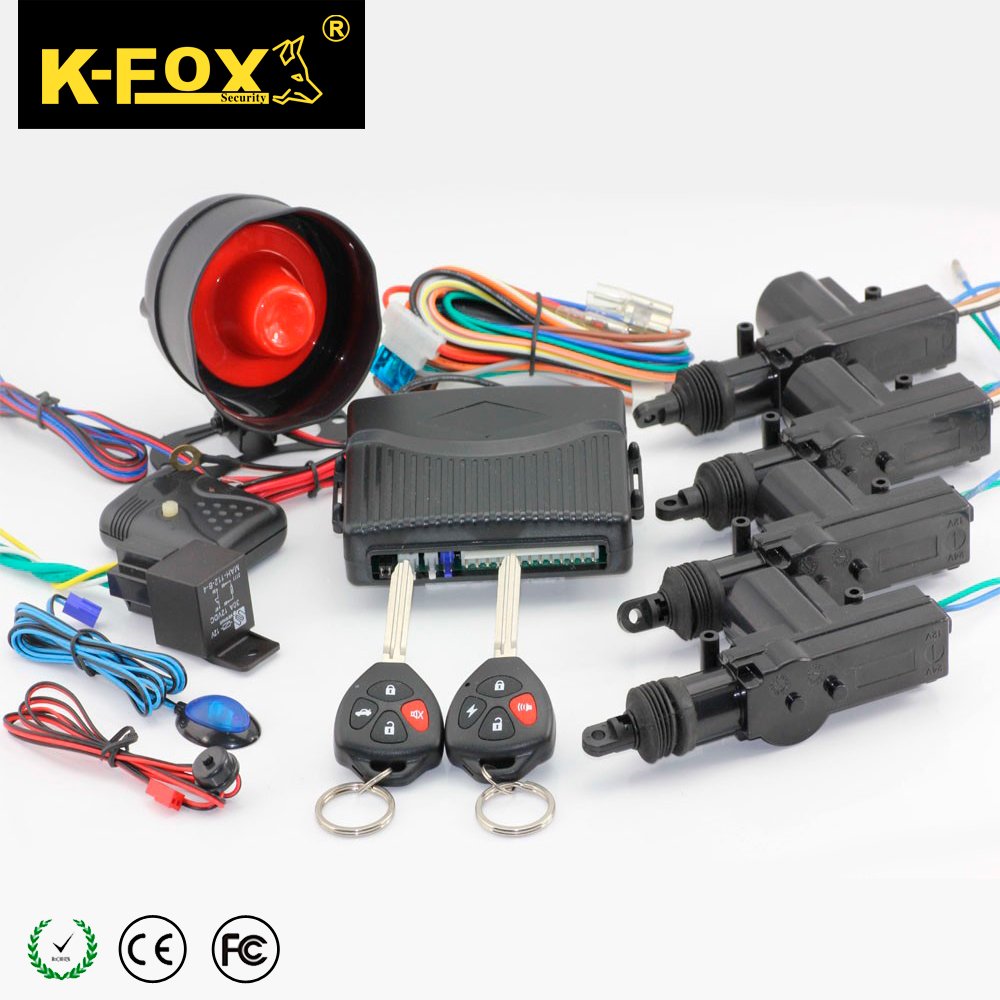 car alarms with build-in central lock KD800B