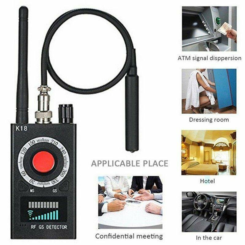 K18 Wireless Products Anti Spy Bug Detector Camera GSM Audio GPS Tracker Signal Lens Finder Anti Spy RF Detector