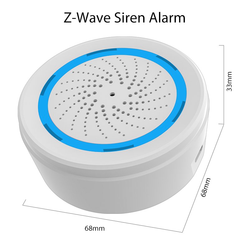 z wave siren alarm for simple home alarm systems, smart things for house alarm